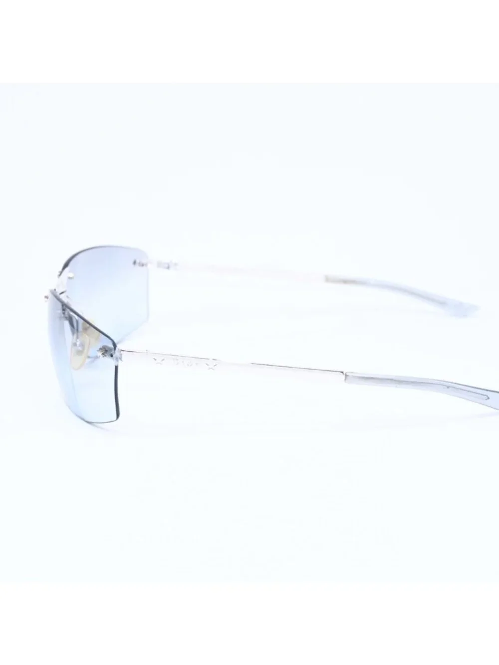 Dior Pop Rimless Sunglasses Gray Silver Eyewear